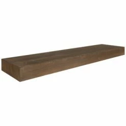 Outlet 🎉 Deals 🥰 Discount 🔥 Hot Sale ✨ Walnut Floating Wood Wall Shelf ⌛ 💯 😍 🔥