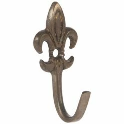 Best deal ๐ Budget ๐ Budget โค๏ธ Best Pirce ๐ Antique Bronze Fleur-De-Lis Metal Wall Hook ๐ฅ ๐ โจ ๐