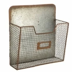 Cheapest ๐ New โ Coupon ๐ Brand new ๐ฅ Galvanized Metal Wall Basket ๐ฅ ๐ ๐คฉ ๐งจ