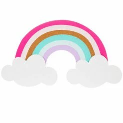 Flash Sale ✨ Deals 👏 Deals 👏 Coupon 🌟 Rainbow On Clouds Corkboard 😀 🔔 🔥 🥰