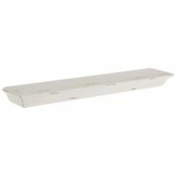 Budget โ Outlet โ๏ธ Promo ๐งจ Wholesale ๐ White Distressed Wood Wall Shelf โจ โจ ๐ ๐